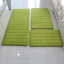 3pcs/set Thicken Floor Carpet for Living Room Non-slip Bathroom Mat Set Coral Fleece Bedside Long Mat Bedroom Door Mat 10 Colors 3pcs/set Thicken Floor Carpet for Living Room Non-slip Bathroom Mat Set Coral Fleece Bedside Long Mat Bedroom Door Mat 10 Colors