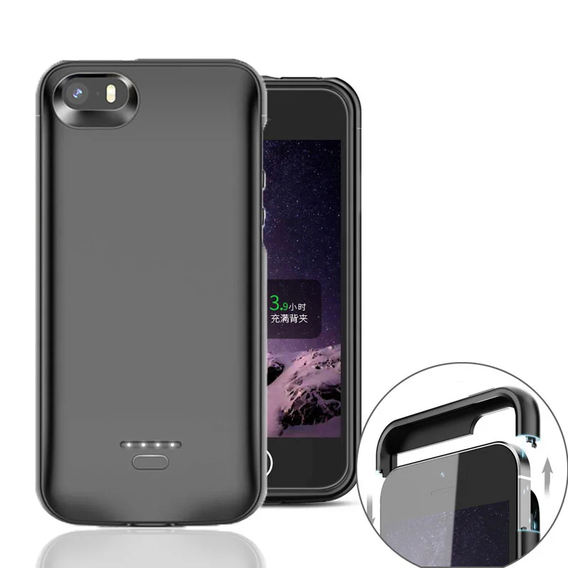 Чехол для аккумулятора 4000/5000/5500 мАч iphone 5 5S SE 6 6s 7 8 plus X XS MAX XR чехол зарядного