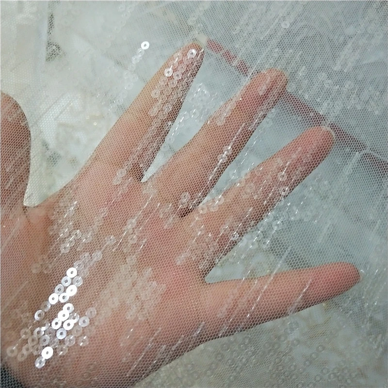 Новое Сетчатое газовое свадебное платье с вышивкой кружевная ткань детская