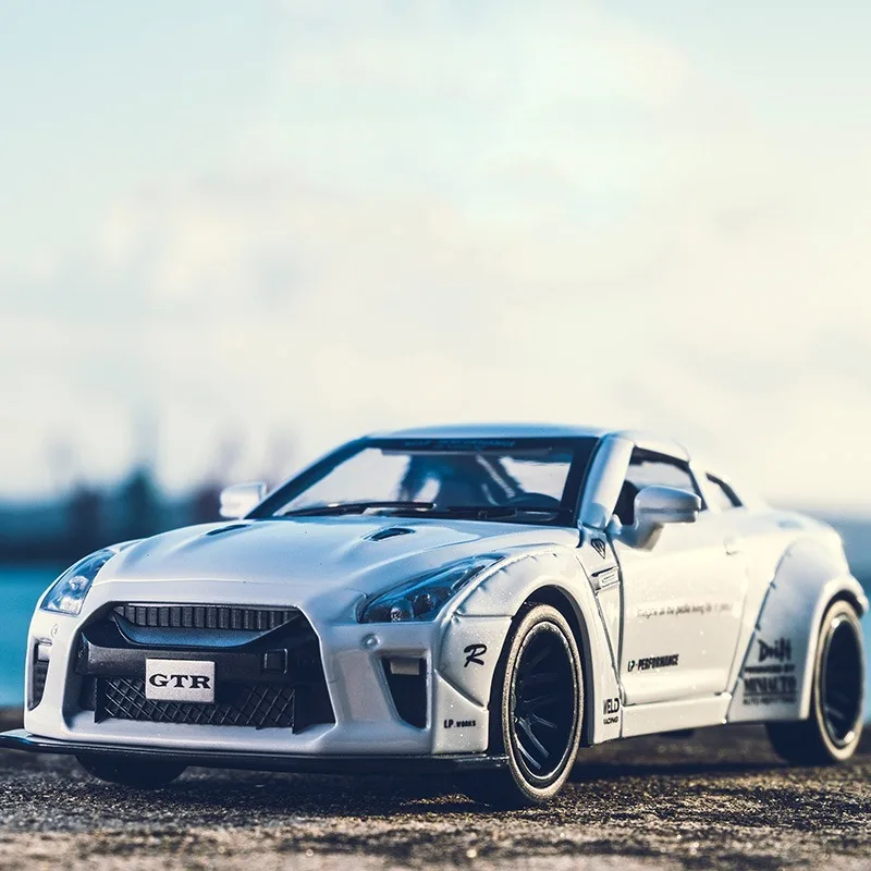 Nissan Gtr1: 32 супер ЗАПУСК сплава Модель автомобиля ВОИН транспортное средство Автомобиль Моделирование Модель орнамент детская Игрушечная машина