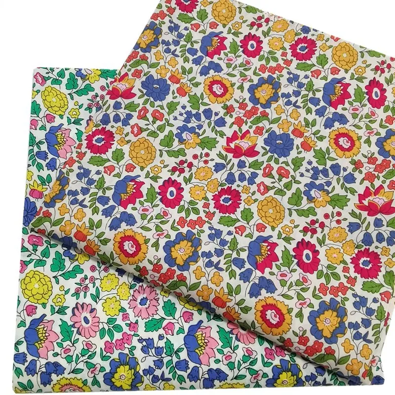 145x50cm Spring Summer Cotton Super Dense Poplin Sewing Fabric for Women's Wear, Dresses, Children's Clothing, and Home Clothes image 3