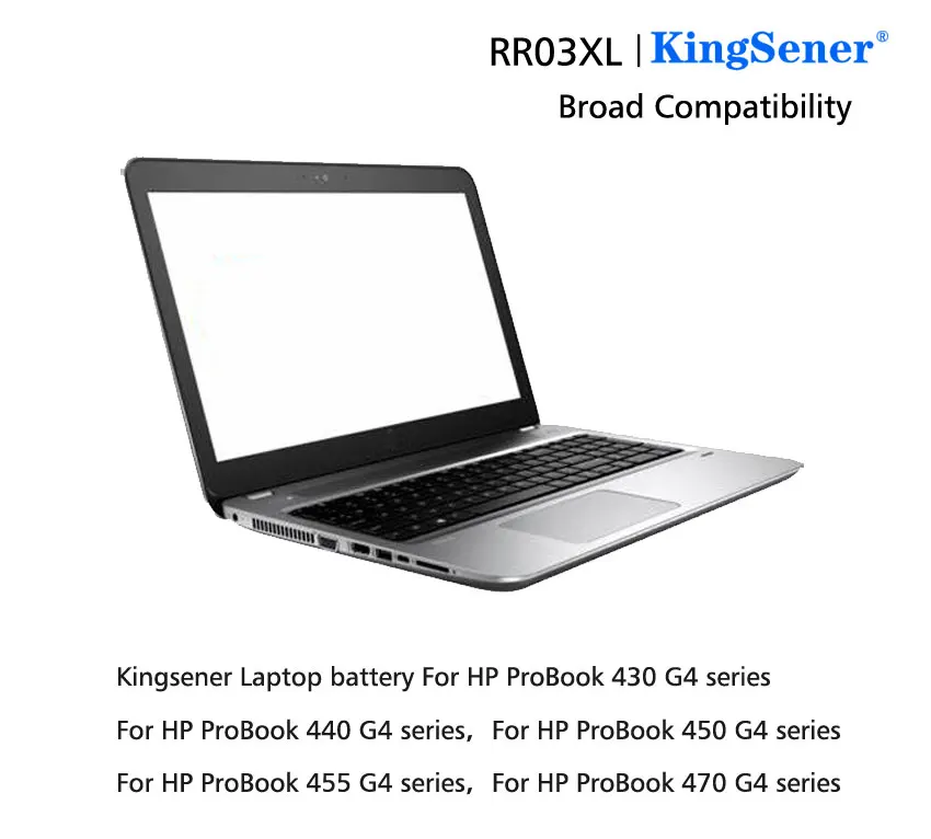 Аккумулятор KingSener RR03XL для HP ProBook 430 440 450 455 470 G4 Φ 51477 422 851610 855|Аккумуляторы ноутбуков|