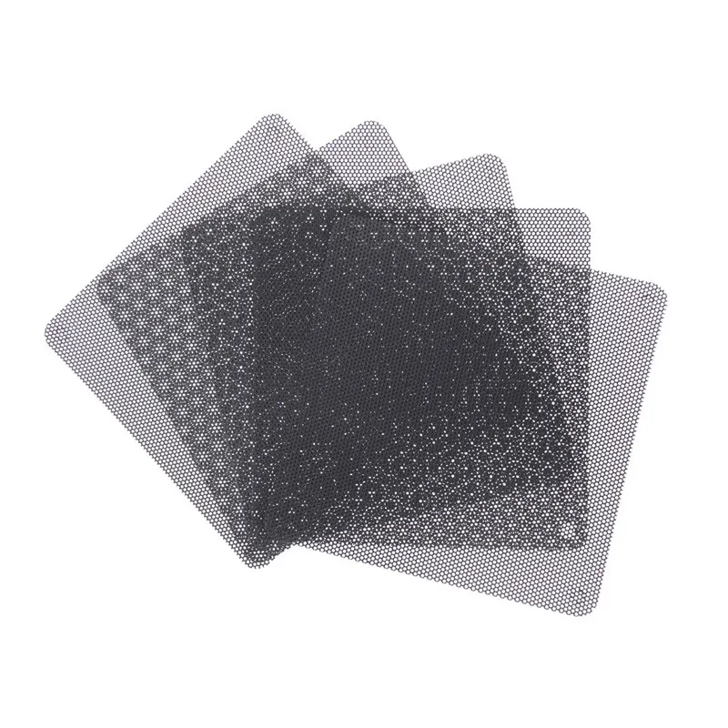

5pcs Durable 120mm Black PC Fan Dust Filter Dustproof Case Computer Mesh Computer mesh Cooling Ultra Fijne Stofdicht Cover