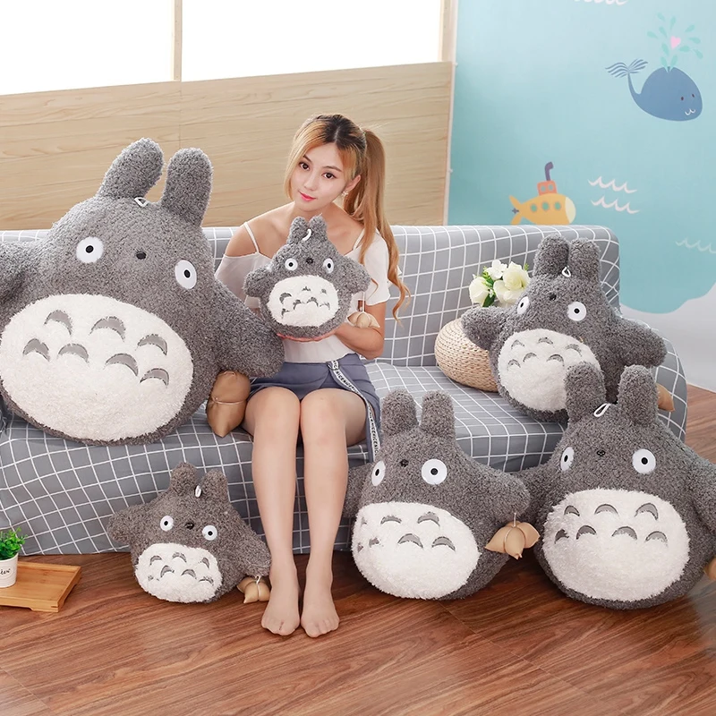 

3085CM Kawaii Japanese Style Studio Ghibli Anime Cat Stuffed Animal Long My Neighbor Totoro Soft Pillow Plush Toys Doll Cushion
