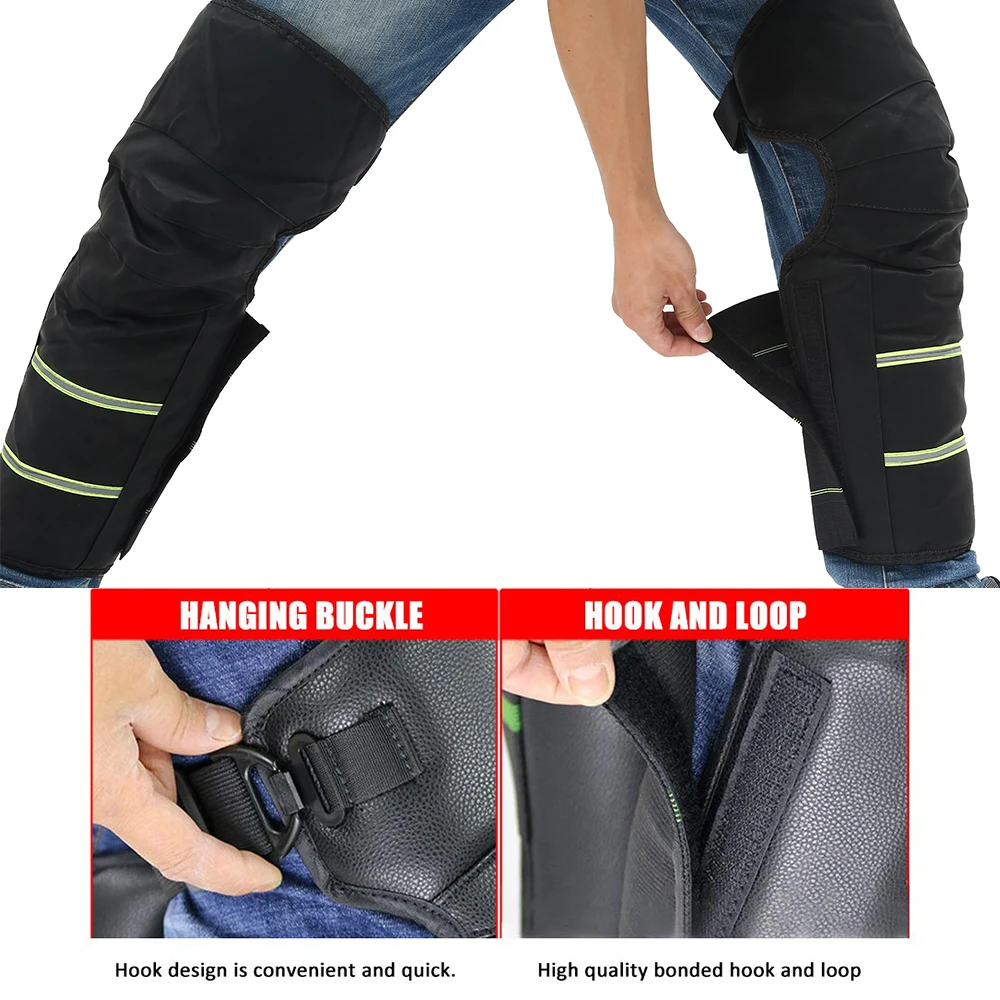 Motorcycle Protective KneePad Winter Scooter Moto Bike Warmer Windproof Warming Knee Pads Legs Protector Thickening Cold-Proof