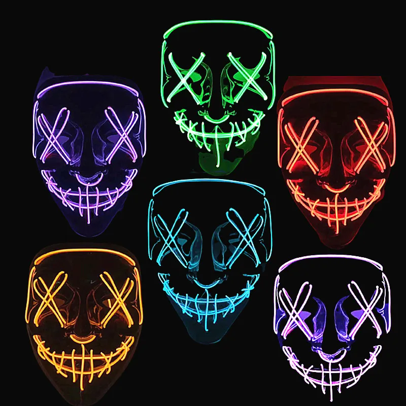 

Horror Glowing Masks Costume Supplies
