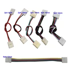 50100 шт., 2-контактный, 3-контактный, 4-контактный, 5-контактный, 6-контактный разъем, соединительный кабель с двойным зажимом для светодиодной ленты 3528 WS2812 5050 RGB RGBW RGBWW