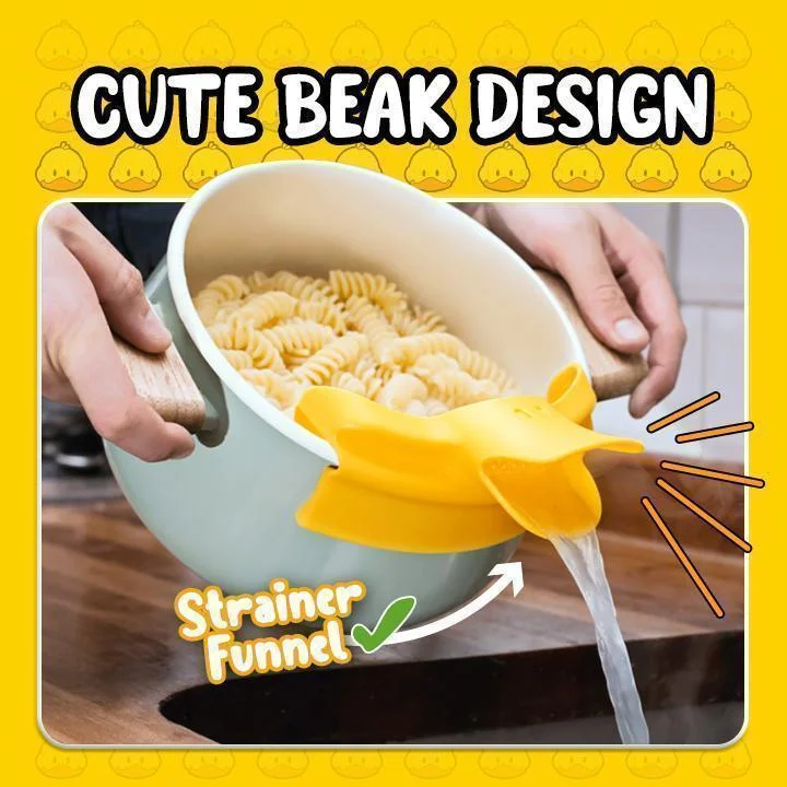 

Silicone Pot Side Drainer Clip Type Strainer-Drainer Colanders Pasta Vegetable-Cookware Liquid-Univers Draining Kitchen-Clip
