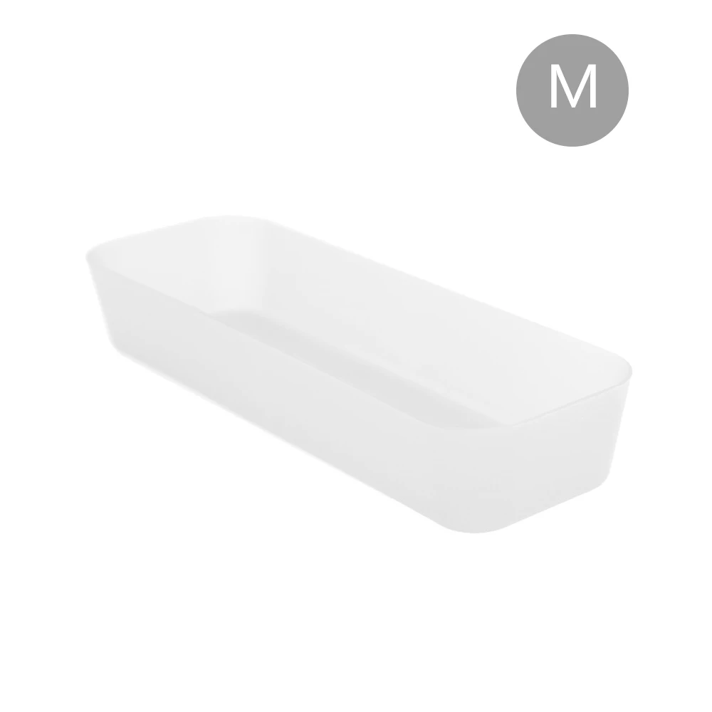 Adjustable Drawer Kitchen Cutlery Divider Case Makeup Storage Box Home Organizer Home Storage Organization Racks Drawer Box - Цвет: white M