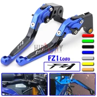 motorcycle cnc accessories adjustable folding extendable brake clutch levers for yamaha fz1 fazer 2001 2005