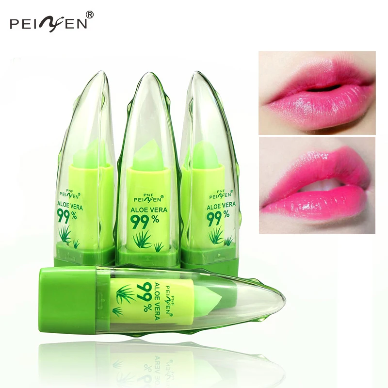 

Temperature Change Color Brand Lip Stick Balm Cosmetic Aloe Vera Lipstick for Women Lips Care Moisturizer Nutritious Maquiagem