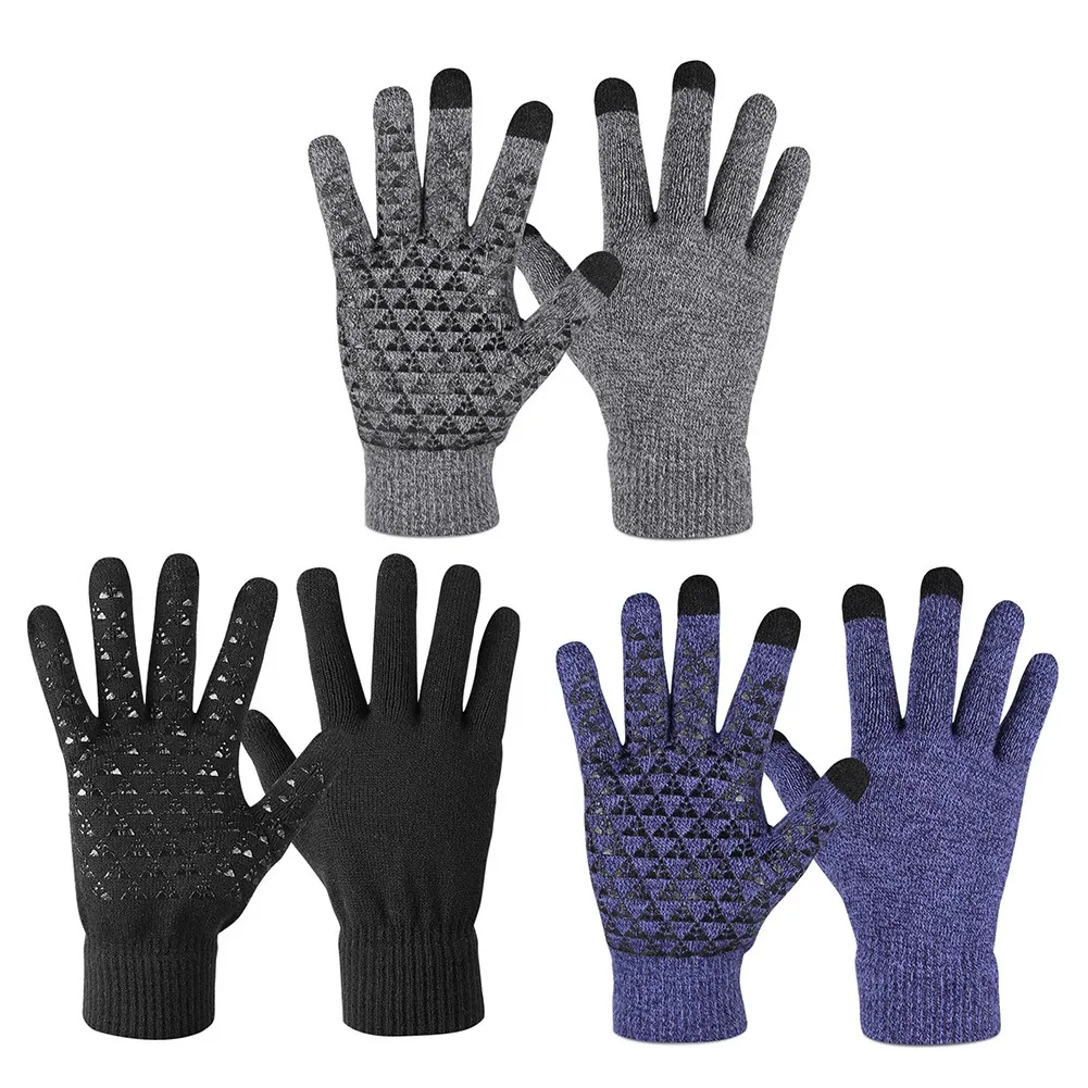 

Touch Screen Gloves Winter Thermal Warm Non-Slip GlovesSports Bike Cycling Gloves MTB Road Bike Riding Racing Unisex Gloves