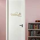 Добро пожаловать в наш дом Акриловые зеркальные настенные наклейки спальня гостиная декоративные аксессуары