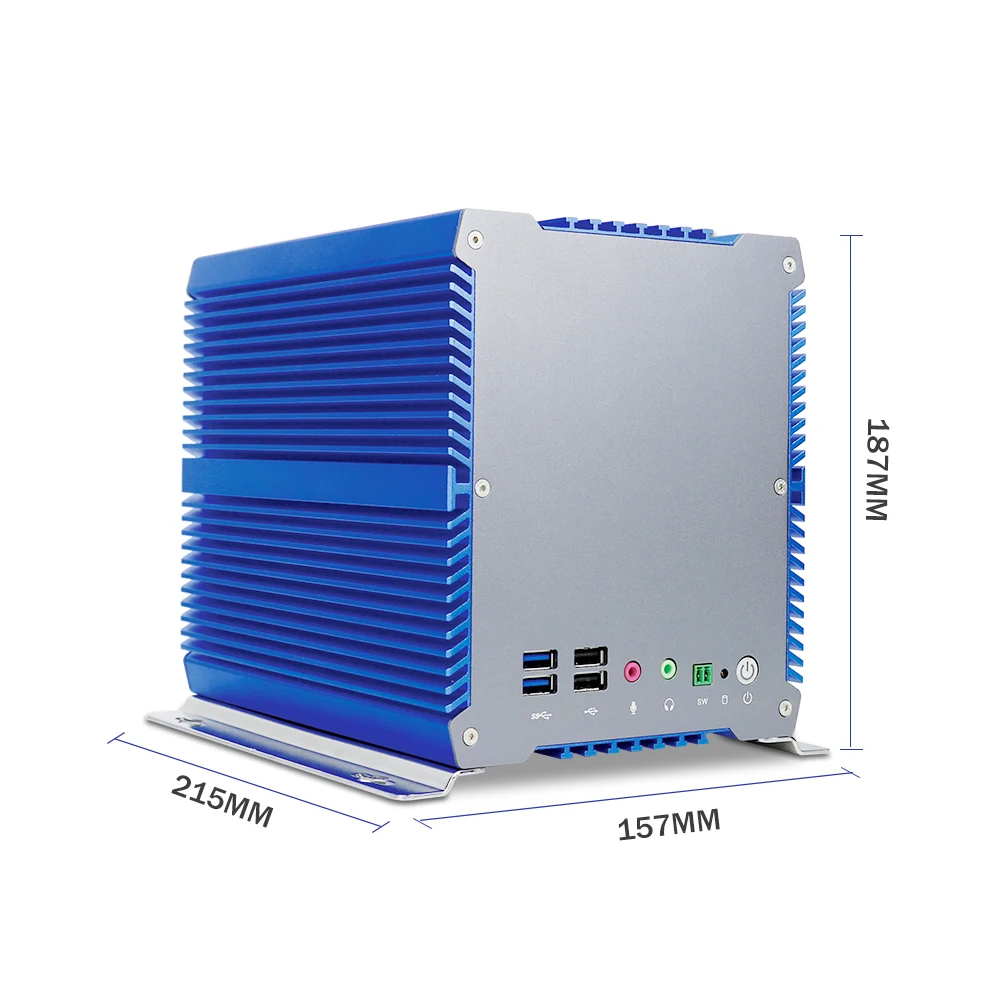 Yanling прочный промышленный встраиваемый корпус для ПК процессор Intel Celeron 3865u