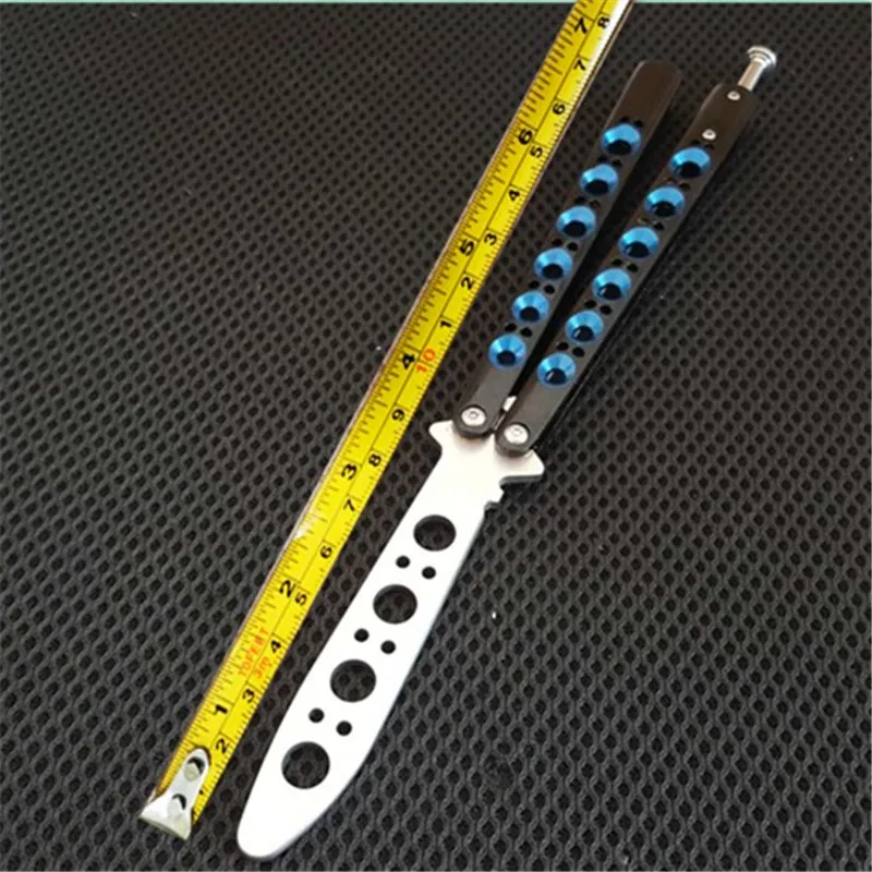 The One Blue Eye Butterfly BM40 тренировочный нож Not Sharp 440C Тактический уличный инструмент для