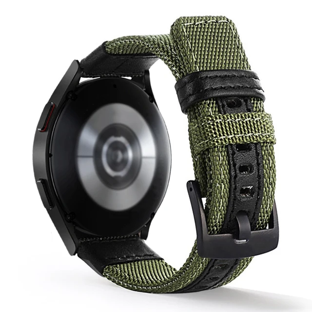 

20mm 22mm Strap nylon Fabric For Samsung Galaxy watch 4 40mm 44mm Classic 42mm 46mm Replacement Band Amazfit HUAWEI Watch GT2