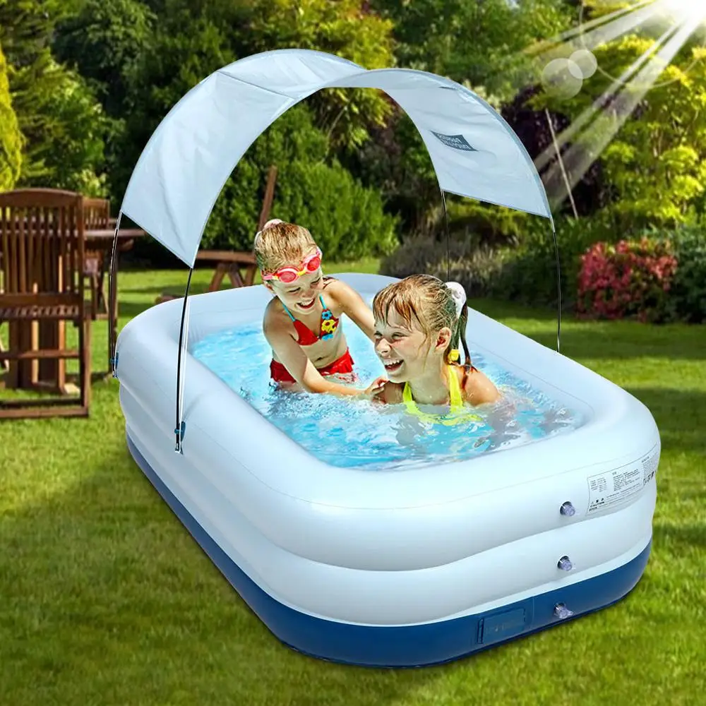 Детский семейный бассейн Inflation детский Океанский с шарами и песком Игрушки для