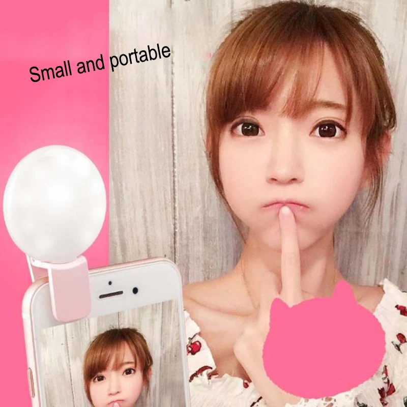 Мини вспышка для мобильного телефона и подсветка селфи Портативный Подсветка