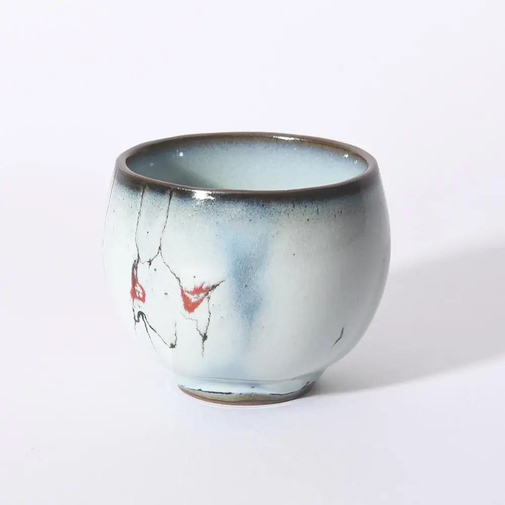 Набор керамических чашек ручной работы традиционная Горелая глазурованная