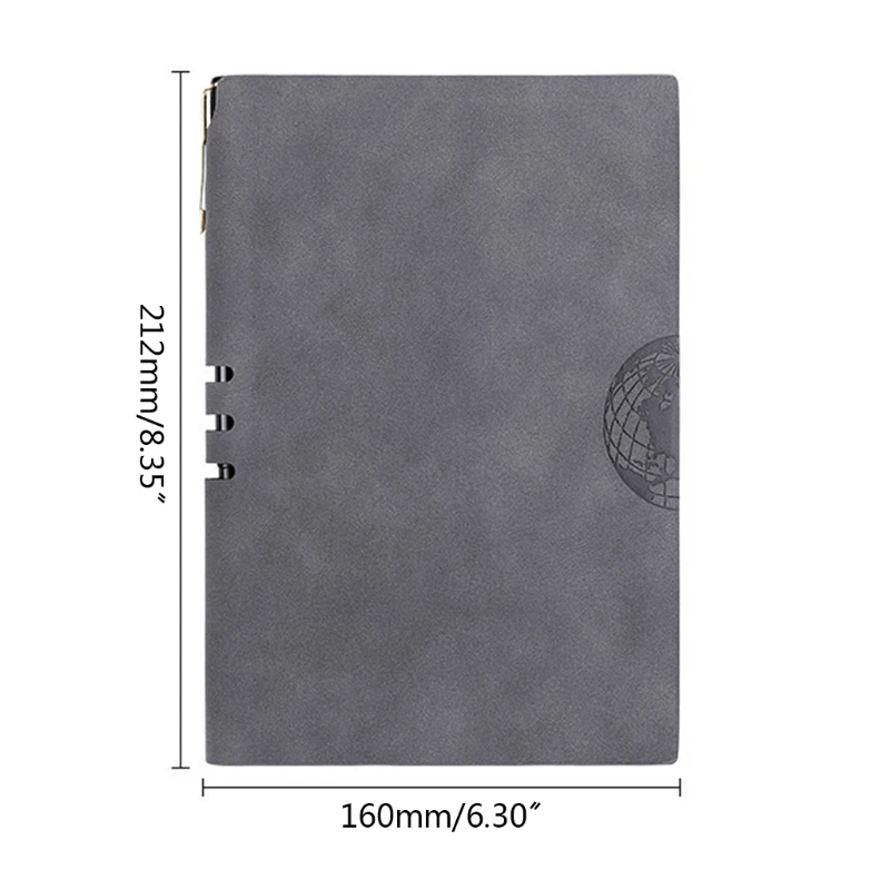 

PU Leather A5 Notebook Notepad Diary Business Journal Planner Agenda Organizer Note Book