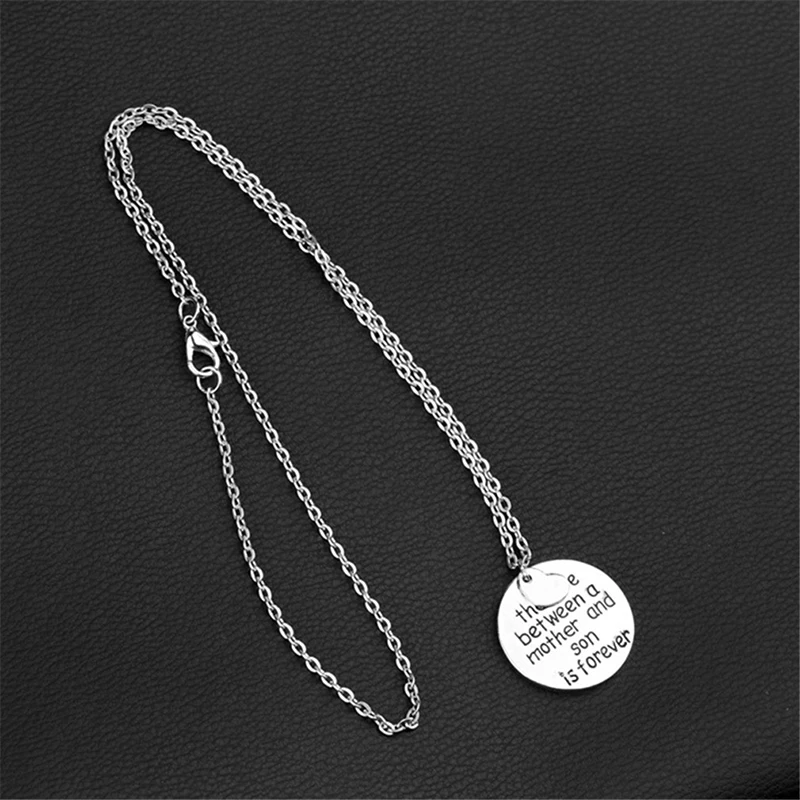Круглое ожерелье с кулоном любовь между бабушкой и мамой сыном-это вечное сердце