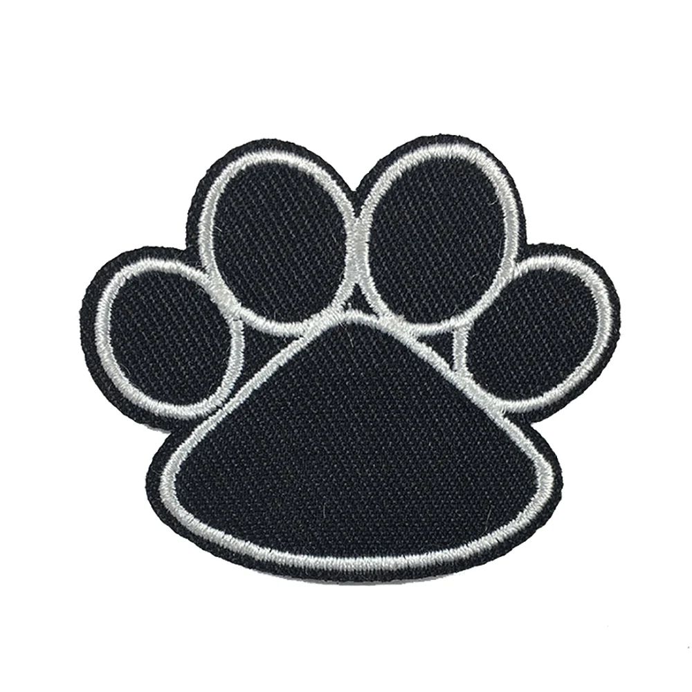 Разноцветные нашивки с принтом собачьей лапы товары ручной работы для