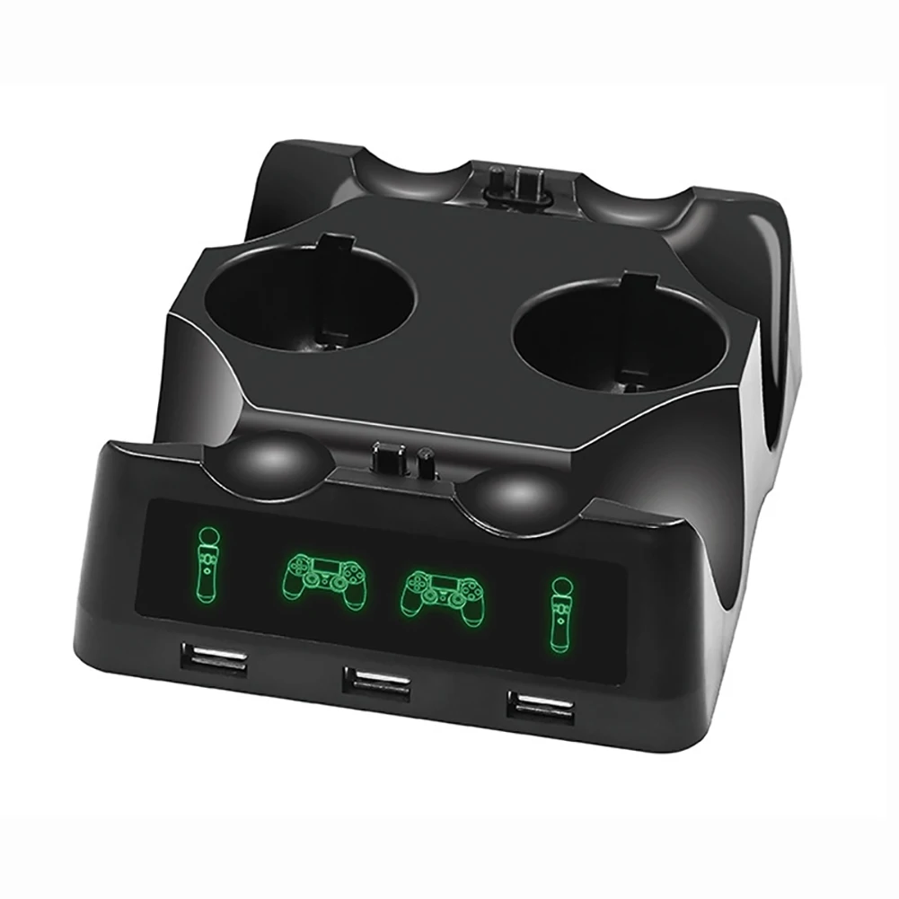 

For PS4 PS MOVE VR Controller Charger Dock Station HBP 118 Gamepad Controller Charging Handle Base Stand Accessories Modern