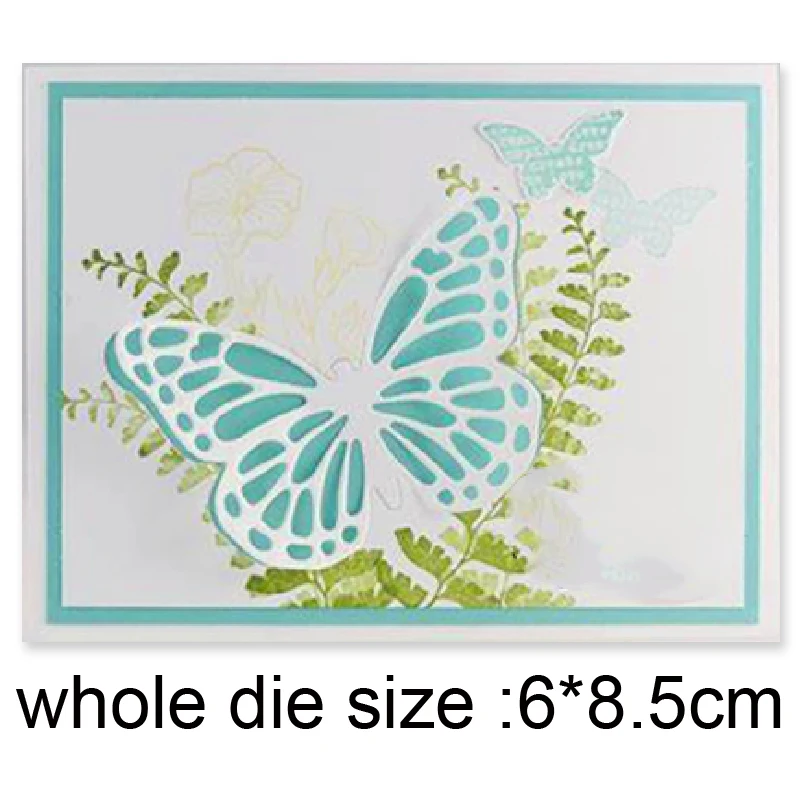 Металлические режущие штампы вырезанные бабочкой украшения скрапбукинг ремесло