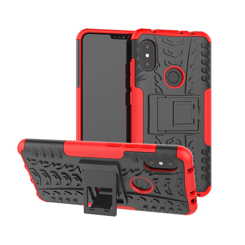 Rugged Cover Case For Xiaomi Mi A2 Lite On Hard Silicone Shockproof Armor Phone Redmi 7a 7 Note |