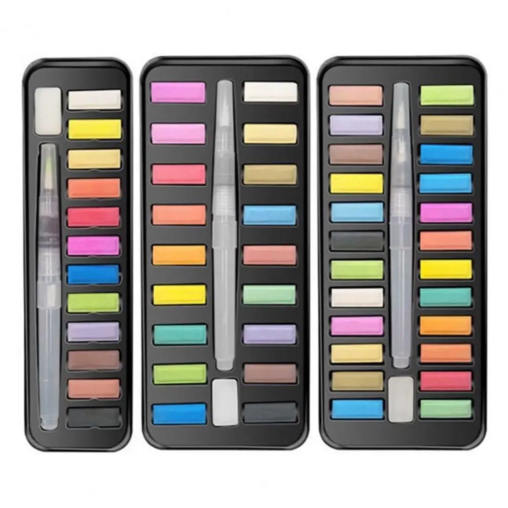 1 Набор акварельных красок легкий Быстросохнущий набор для художника 12/18/24 цветов