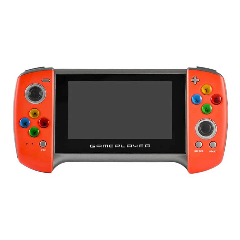 

Игровая консоль в стиле ретро с цветным экраном Dual Rocker 8G, 4,3 дюйма, встроенный аккумулятор 2000 мАч для игр серии GBA GB MD SFD