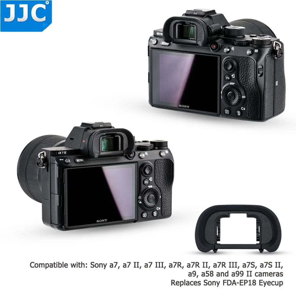 JJC FDA EP18 мягкий наглазник окуляр видоискателя для Sony a7 III II a7R Характеристическая