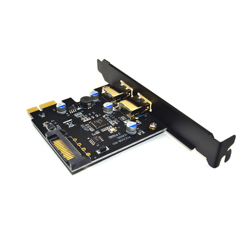 USB 3 0 PCI E USB3 карта адаптер 5 Гбит/с PCIE 2 портами плата Express карты расширения SATA