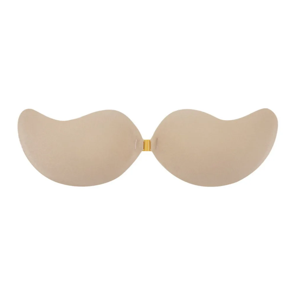 Women Sexy Push Up Self-Adhesive Silicone Bust Front Closure Strapless Invisible Bra Seamless Underwear fly bra BH Bralette Hot | Женская