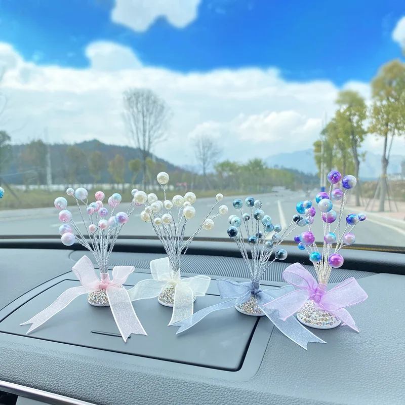 1 шт. автомобильные аксессуары подарки из Гипсофилы изысканный цвет жемчуг