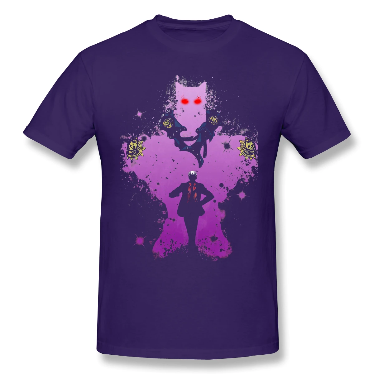 Новая летняя футболка Yoshikage Kira Bite The Dust хлопковая Футболка jojo Необычные