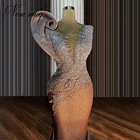 Женское вечернее платье с бисером, длинное турецкое платье для выпускного вечера с бисером, 2020