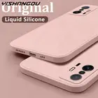 Чехол для Xiaomi Redmi Note 11 Pro, чехол из жидкого силикона для Mi 11 Lite 5G 4G NE Mi 11 Ultra Mi 11T Poco M4 Pro K40S K50, чехол