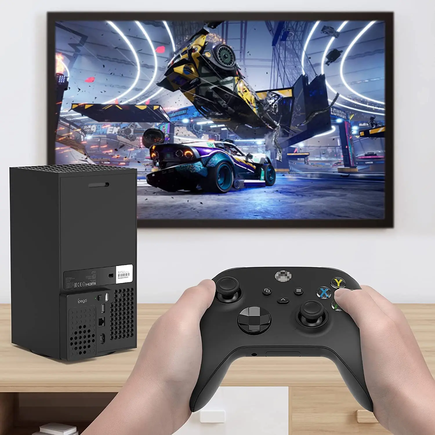 Вертикальный игровой контроллер с портом для зарядки usb2.0 боковая система