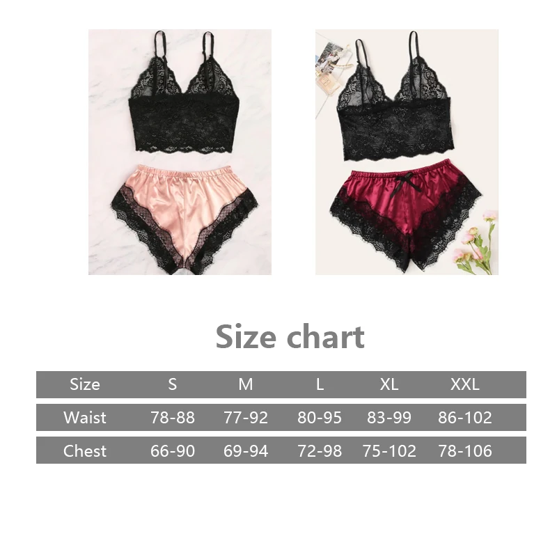 Сексуальная пижама женская кружевные пижамы женские с коротким рукавом летние