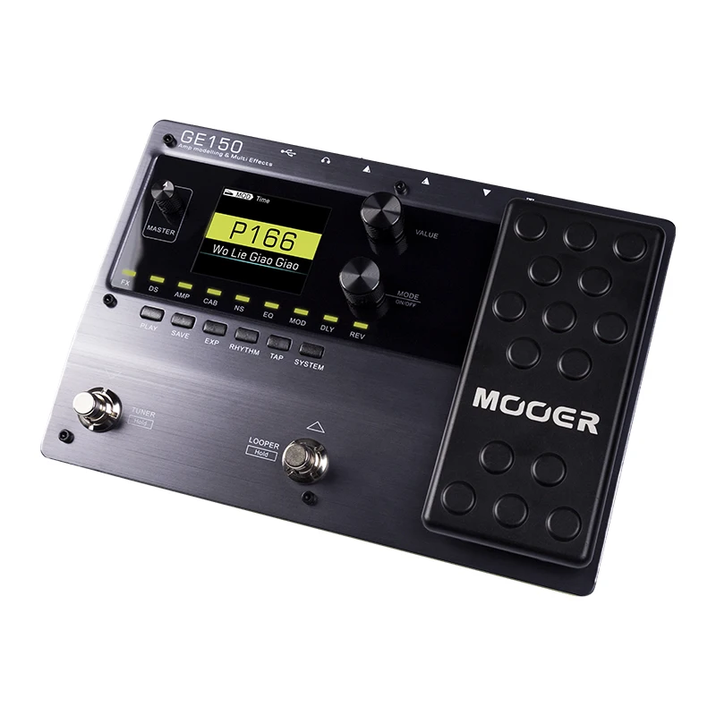 Mooer GE150 electric guitar integrated effect device, speaker simulation IR sampling. Sampling Rate：44.1 KHz，Accuracy：24 bit