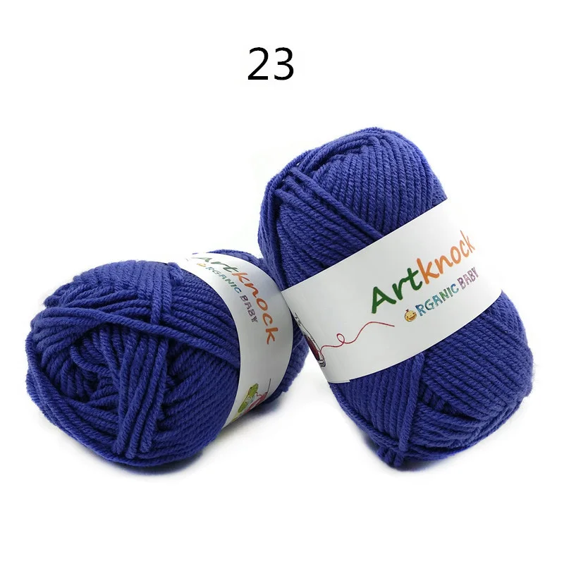 A23 16PCS 16 шт., хлопчатобумажная пряжа для вязания крючком, пряжа для ручного вязания, носки-свитера, 25 гр./шт, предлагаем спицу для вязания крючком, № 3 - Цвет: A23 16PCS