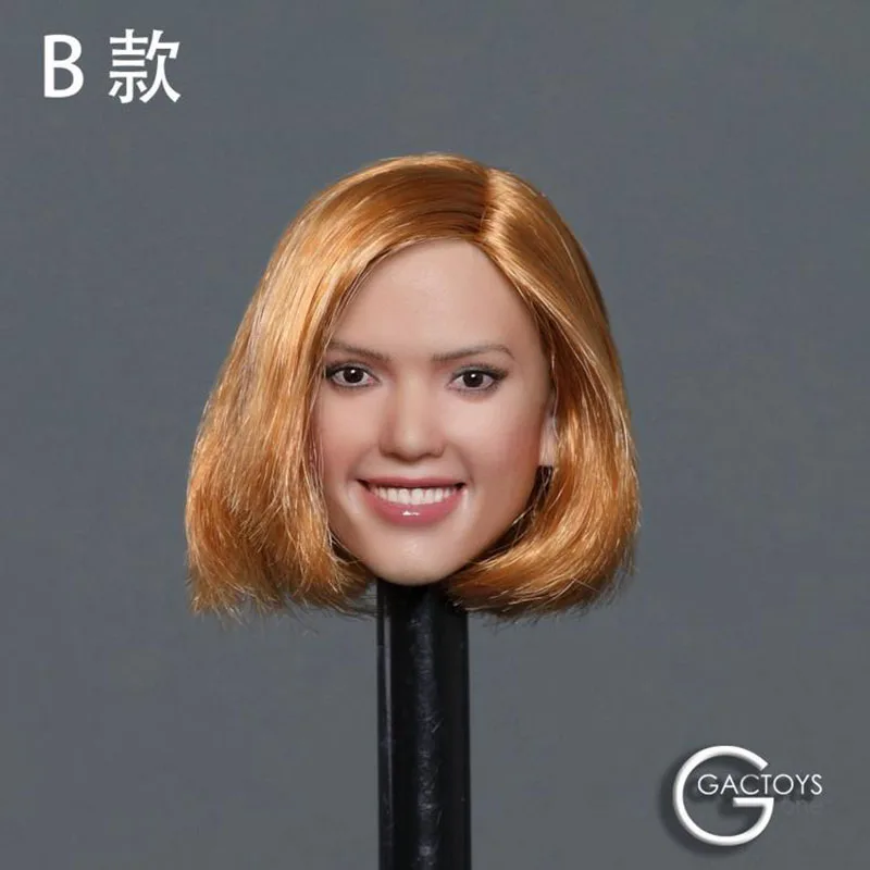 

GACTOYS GC035B 1/6 Scale Smiling Beauty Head Sculpture Model Fit 12" Female Action Figure Body In Stock