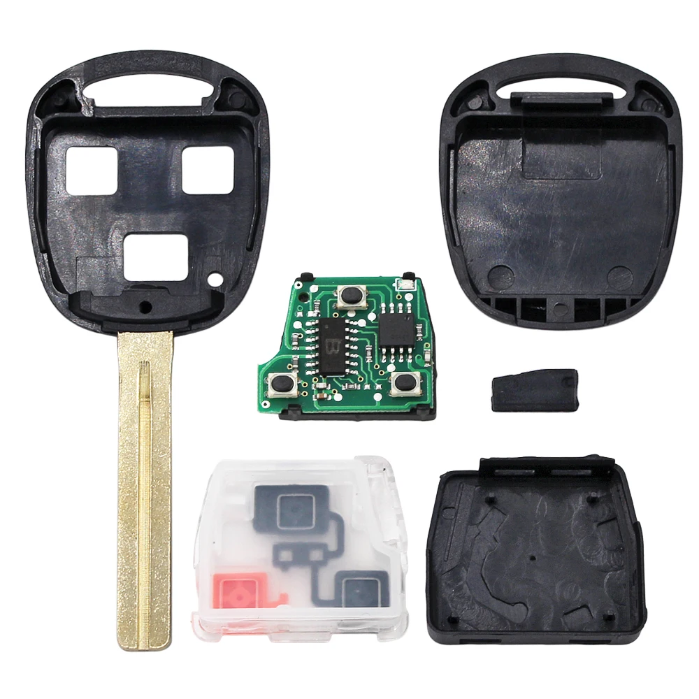 3 кнопки дистанционный ключ брелок от машины 315 МГц 4C Чип FCC ID: HYQ1512V TOY48 короткое