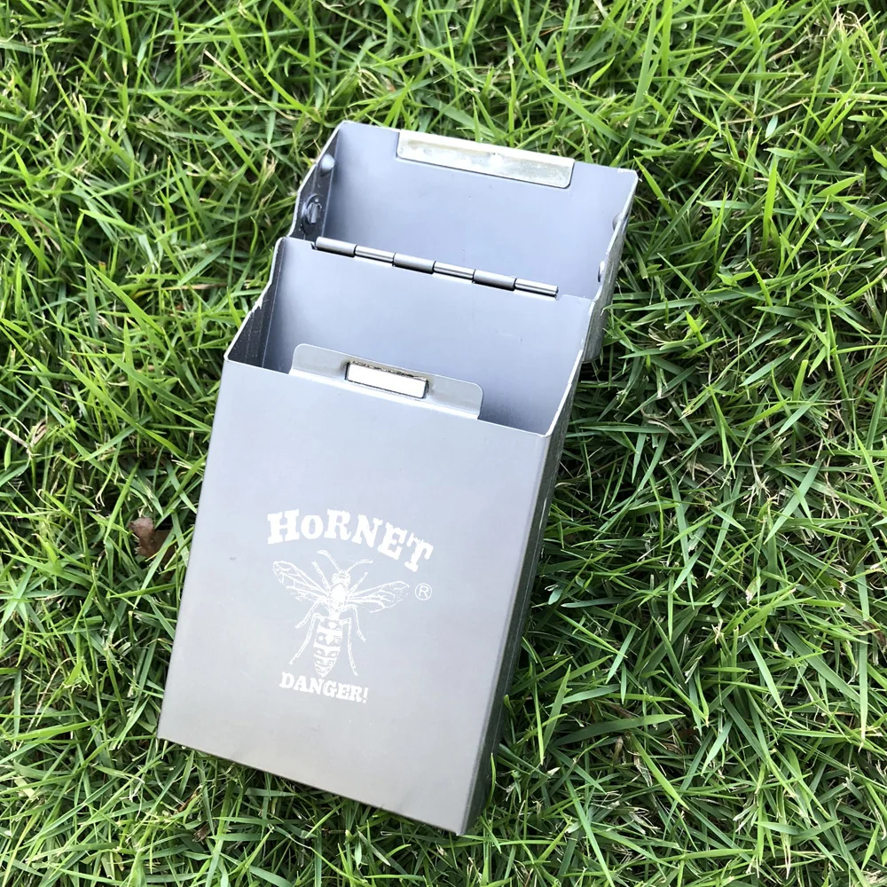 Металлический Чехол HORNET для сигарет и табака чехол тонких Жесткий аксессуары