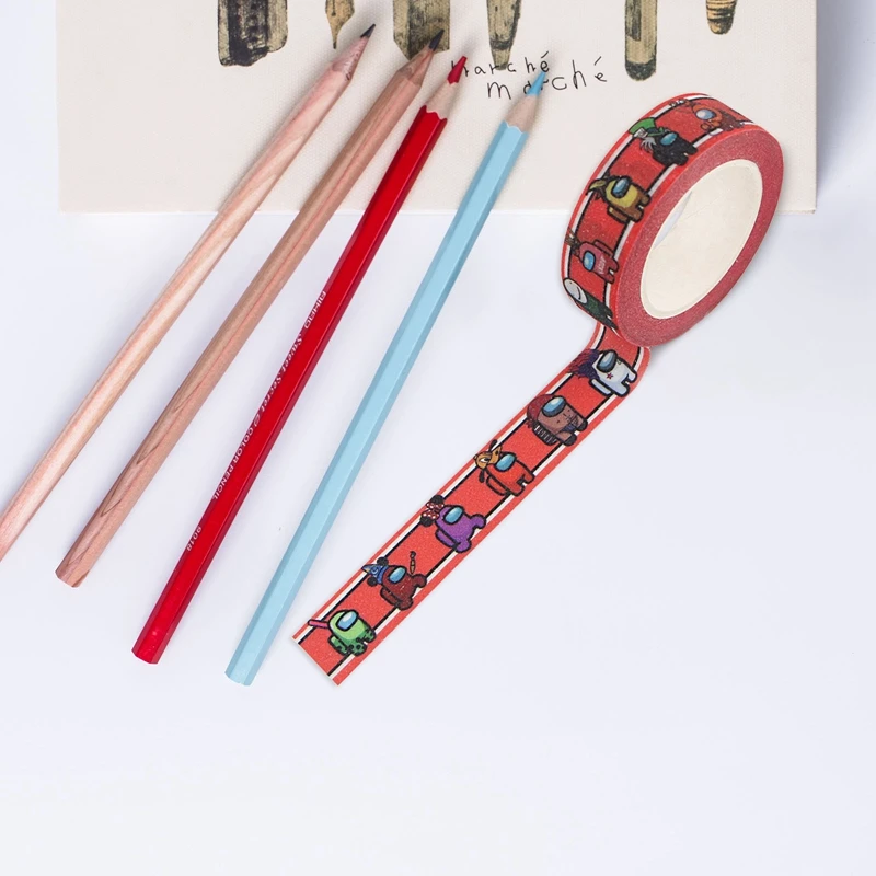 

game cartoon matte and paper tape hand account can tear DIY stationery accessories