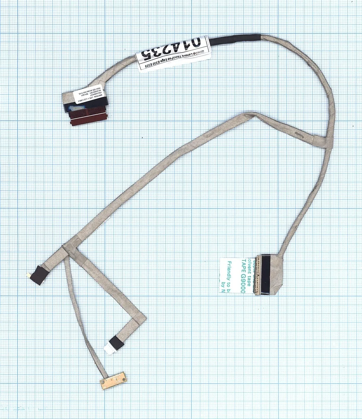 Шлейф матрицы для Lenovo ThinkPad Edge E330, E335 Series, p/n: 50.4UH04.001, 04W4227(40-pin) LCD
