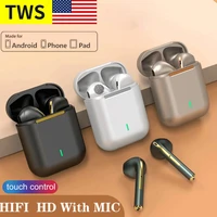 j18 tws air 2 pro wireless headphones bluetooth earphone touch control earbuds in ear headset for apple iphone xiaomi android