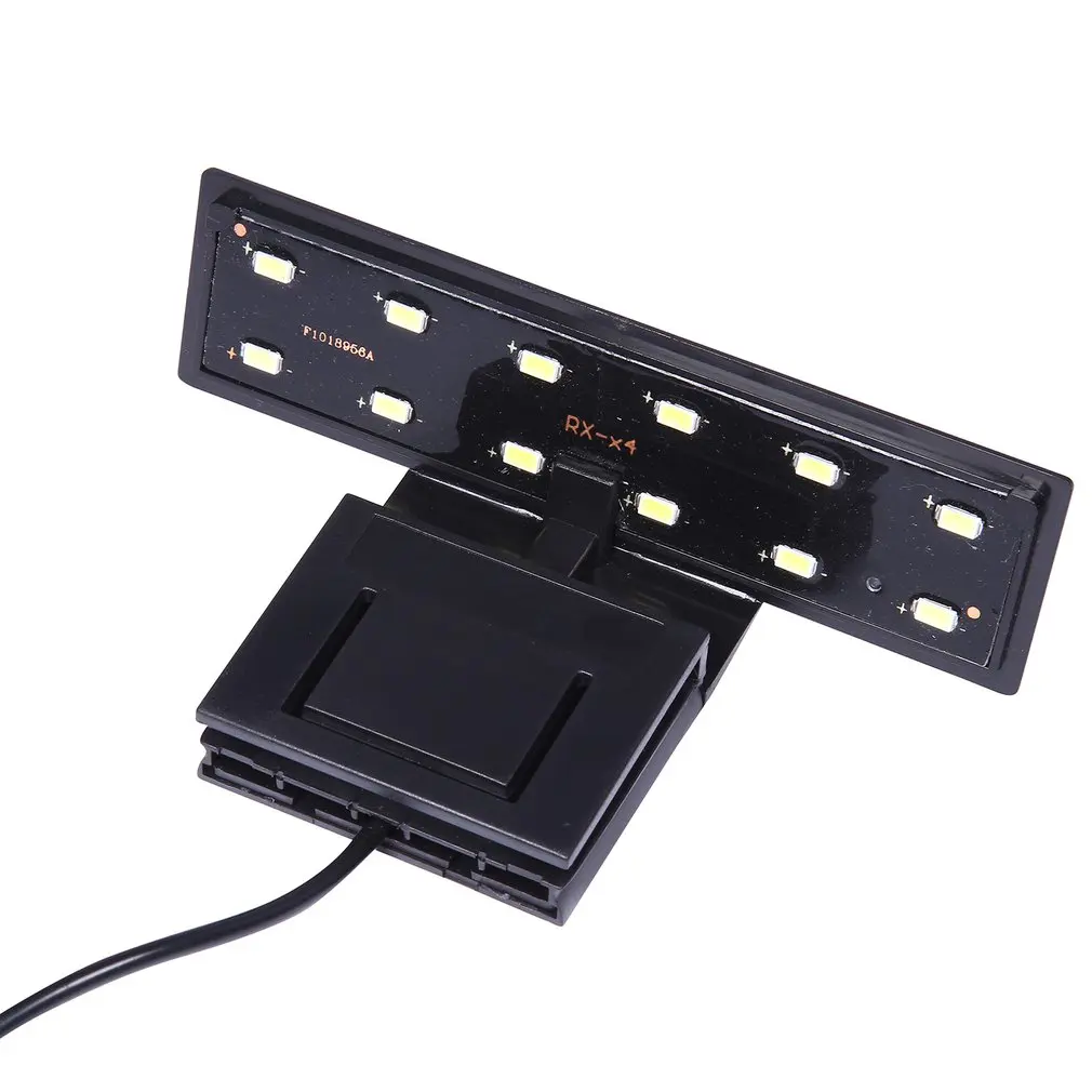 Светильник High-power Water Grass Lighting 12 LED Clip On Clamp Lamp For Small Aquarium Fish Tank 5W 220V EU Plug on.