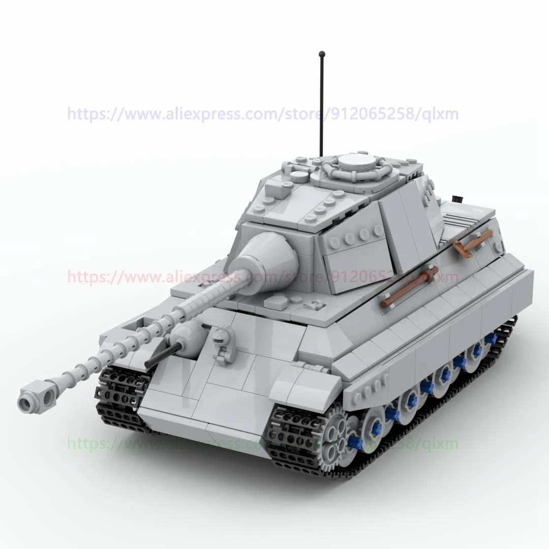 Конструктор Pzkpfw VI Tiger II WW2 Военная серия игрушка для солдат фигурки оружие кирпичи
